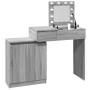 Dresser with LED lights in gray Sonoma 115x37x110.5 cm by , Bedroom Dressers - Ref: Foro24-848232, Price: 130,99 €, Discount: %