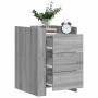 Mesita de noche madera de ingeniería gris Sonoma 45x50x65 cm de , Mesitas de noche - Ref: Foro24-848309, Precio: 96,32 €, Des...