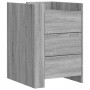 Bedside table made of gray Sonoma engineered wood, measuring 45x50x65 cm. by , Nightstands - Ref: Foro24-848309, Price: 96,32...