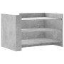 Engineered wood gray concrete coffee table 80x50x50 cm by , Coffee table - Ref: Foro24-848342, Price: 78,02 €, Discount: %