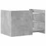 Engineered wood gray concrete coffee table 80x50x50 cm by , Coffee table - Ref: Foro24-848342, Price: 78,02 €, Discount: %