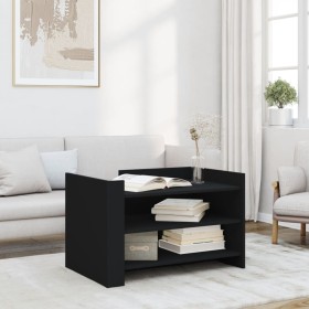 Black engineered wood coffee table 80x50x50 cm by , Coffee table - Ref: Foro24-848340, Price: 83,05 €, Discount: %