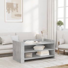 Mesa de centro madera de ingeniería gris hormigón 100x50x50 cm de , Mesas de centro - Ref: Foro24-848349, Precio: 103,99 €, D...