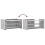 Mesa de centro madera de ingeniería gris hormigón 100x50x50 cm de , Mesas de centro - Ref: Foro24-848349, Precio: 93,99 €, De...