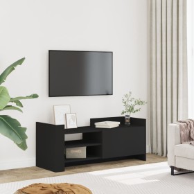 Mueble para TV madera contrachapada negra 100x35x40 cm de , Muebles TV - Ref: Foro24-848375, Precio: 82,99 €, Descuento: %