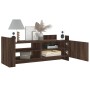 TV stand made of plywood in brown oak color, measuring 100x35x40 cm. by , TV Furniture - Ref: Foro24-848380, Price: 72,16 €, ...