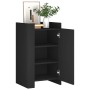 Engineered wood black sideboard 45x35x75 cm by , Sideboards - Ref: Foro24-848396, Price: 76,01 €, Discount: %