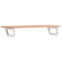 Estante de lavabo de pared de acero y madera maciza de roble de , Tocadores de baño - Ref: Foro24-3302570, Precio: 82,49 €, D...