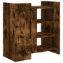 Aparador de madera de ingeniería roble ahumado 73,5x35x75 cm de , Aparadores - Ref: Foro24-848406, Precio: 84,99 €, Descuento: %