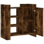 Aparador de madera de ingeniería roble ahumado 73,5x35x75 cm de , Aparadores - Ref: Foro24-848406, Precio: 84,99 €, Descuento: %