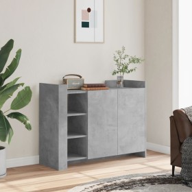 Engineered wood sideboard in concrete gray, 100x35x75 cm by , Sideboards - Ref: Foro24-848412, Price: 108,99 €, Discount: %