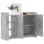 Aparador de madera de ingeniería gris hormigón 100x35x75 cm de , Aparadores - Ref: Foro24-848412, Precio: 109,30 €, Descuento: %