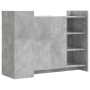 Aparador de madera de ingeniería gris hormigón 100x35x75 cm de , Aparadores - Ref: Foro24-848412, Precio: 109,30 €, Descuento: %