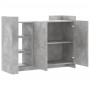 Aparador de madera de ingeniería gris hormigón 100x35x75 cm de , Aparadores - Ref: Foro24-848412, Precio: 109,30 €, Descuento: %