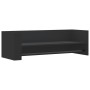 Engineered wood black wall shelf 100x35x30.5 cm by , Shelves and shelves - Ref: Foro24-848459, Price: 43,81 €, Discount: %