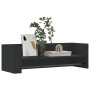 Engineered wood black wall shelf 100x35x30.5 cm by , Shelves and shelves - Ref: Foro24-848459, Price: 43,81 €, Discount: %