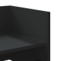 Engineered wood black wall shelf 100x35x30.5 cm by , Shelves and shelves - Ref: Foro24-848459, Price: 43,81 €, Discount: %