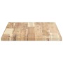 Solid untreated acacia wood bathroom vanity countertop 60x40x2cm by , bathroom vanities - Ref: Foro24-3279655, Price: 37,47 €...