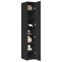 Aparador de madera de ingeniería negro 30x42,5x185 cm de , Aparadores - Ref: Foro24-3281393, Precio: 144,44 €, Descuento: %