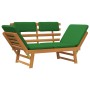 Garden bench with cushions 2 in 1 190 cm solid acacia wood by vidaXL, garden benches - Ref: Foro24-312121, Price: 238,33 €, D...