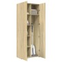 Aparador alto madera de ingeniería roble Sonoma 70x42,5x185 cm de , Aparadores - Ref: Foro24-3281429, Precio: 201,49 €, Descu...