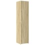 Aparador de madera de ingeniería roble Sonoma 40x42,5x185 cm de , Aparadores - Ref: Foro24-3281401, Precio: 136,19 €, Descuen...