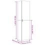 Aparador de madera de ingeniería roble Sonoma 45x42,5x185 cm de , Aparadores - Ref: Foro24-3281408, Precio: 150,40 €, Descuen...