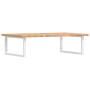 Wall-mounted sink shelf made of steel and solid oak wood by , bathroom vanities - Ref: Foro24-3302480, Price: 110,47 €, Disco...