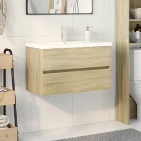 2-piece bathroom furniture set made of ceramic and engineered wood by , Bathroom furniture - Ref: Foro24-3307663, Price: 266,...