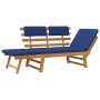 Garden bench with cushions 2 in 1 190 cm solid acacia wood by vidaXL, garden benches - Ref: Foro24-312120, Price: 211,76 €, D...