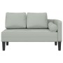 Daybed sofa with light gray velvet cushions by , Daybeds - Ref: Foro24-4007571, Price: 129,16 €, Discount: %