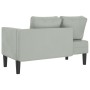 Daybed sofa with light gray velvet cushions by , Daybeds - Ref: Foro24-4007571, Price: 129,16 €, Discount: %