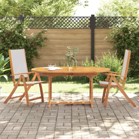 Faltbare Gartenstühle, 2 Stück Massivholz Akazie mit Textilene. von , Gartenstühle - Ref: Foro24-4008421, Preis: 149,47 €, Ra...