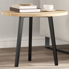 Solid acacia wood round table top Ø50x2 cm by , Table tops - Ref: Foro24-4008683, Price: 31,76 €, Discount: %