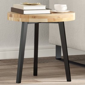 Solid acacia wood round table top Ø40x4 cm by , Table tops - Ref: Foro24-4008688, Price: 36,99 €, Discount: %