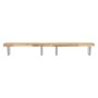 Estante de lavabo de pared acero y madera maciza de acacia de , Tocadores de baño - Ref: Foro24-3302706, Precio: 154,53 €, De...