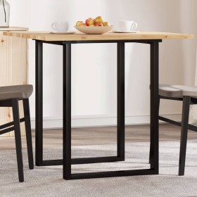 Solid acacia wood square table top 80x80x2 cm by , Table tops - Ref: Foro24-4008710, Price: 78,99 €, Discount: %