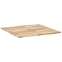 Solid acacia wood square table top 80x80x2 cm by , Table tops - Ref: Foro24-4008710, Price: 78,29 €, Discount: %