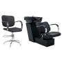 Sink and faux leather hairdressing chair by vidaXL, Hairdressing chairs - Ref: Foro24-3080274, Price: 666,99 €, Discount: %