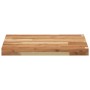 Solid acacia wood square table top 50x50x4 cm by , Table tops - Ref: Foro24-4008725, Price: 53,24 €, Discount: %