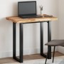 Rectangular solid acacia wood table top 100x50x4 cm by , Table tops - Ref: Foro24-4008854, Price: 96,68 €, Discount: %