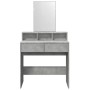 Dresser with concrete gray mirror 80x41x144.5 cm by , Bedroom Dressers - Ref: Foro24-848174, Price: 110,92 €, Discount: %