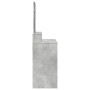 Dresser with concrete gray mirror 80x41x144.5 cm by , Bedroom Dressers - Ref: Foro24-848174, Price: 110,92 €, Discount: %