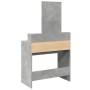 Dresser with concrete gray mirror 80x41x144.5 cm by , Bedroom Dressers - Ref: Foro24-848174, Price: 110,92 €, Discount: %