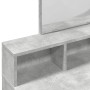 Dresser with concrete gray mirror 80x41x144.5 cm by , Bedroom Dressers - Ref: Foro24-848174, Price: 110,92 €, Discount: %