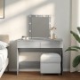 Dresser with LED lights in Sonoma gray color, 100x40x130 cm. by , Bedroom Dressers - Ref: Foro24-848197, Price: 133,22 €, Dis...