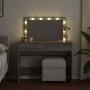 Dresser with LED lights in Sonoma gray color, 100x40x120 cm. by , Bedroom Dressers - Ref: Foro24-848211, Price: 135,75 €, Dis...