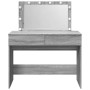 Dresser with LED lights in Sonoma gray color, 100x40x120 cm. by , Bedroom Dressers - Ref: Foro24-848211, Price: 135,75 €, Dis...