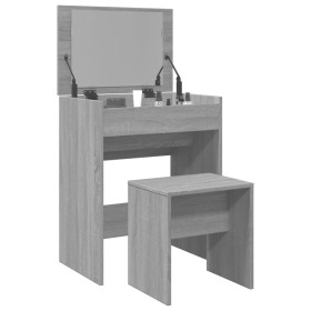 Dresser with gray Sonoma stool 60x40x113.5 cm by , Bedroom Dressers - Ref: Foro24-848218, Price: 103,14 €, Discount: %