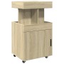 Engineered wood bar cart in Sonoma oak, 50x41x89 cm by , Sideboards - Ref: Foro24-848264, Price: 103,14 €, Discount: %